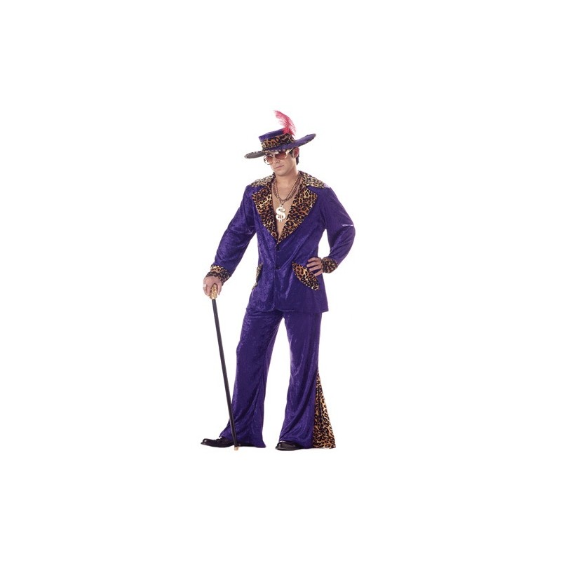 Disfraz de proxeneta morado